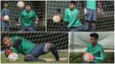 Berikut ini empat kiper muda yang bersaing untuk berebut posisi di Timnas Indonesia U-22. Kurniawan Kartika Ajie menjadi kandidat terdepan. (Bola.com/Vitalis Yogi Trisna)