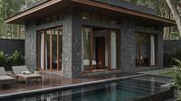 Model Rumah Kecil Bergaya Resort Mewah (Gemini)
