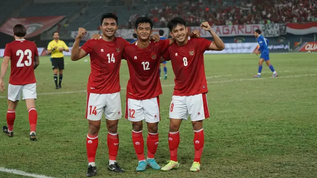 Foto: Goks! Timnas Indonesia Menang Besar atas Nepal dan Lolos ke Piala Asia 2023