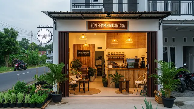 Ide Warung Rumahan Modal Kecil yang Cocok di Kota Kecil/ Ilustrasi AI