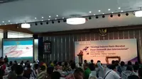 Forum investasi dan bisnis bidang kelautan dan perikanan  dengan tema Strategi Industri Patin Merebut Pasar Domestik  dan Internasional, di Gedung Mina Bahari III Kementerian Kelautan dan Perikanan, Jakarta, Rabu (11/4/2018).
