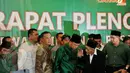 Dalam rapat pleno tersebut, Majelis Syariah partai mengeluarkan fatwa agar jajaran DPP dan DPW yang berselisih segera melakukan islah. (Liputan6.com/Johan Tallo)