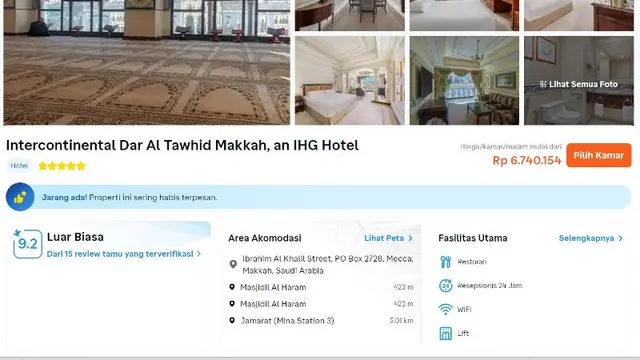 Hotel Mewah Rombongan Raffi Ahmad Selama Haji Dekat dengan Kakbah dan Masjidil Haram, Berapa Tarifnya?