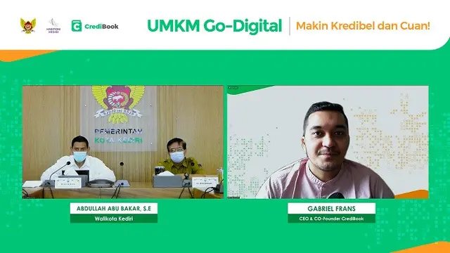 Pemerintah Kota Kediri menggandeng CrediBook untuk menggelar pelatihan bagi UMKM (Dok. CrediBook)