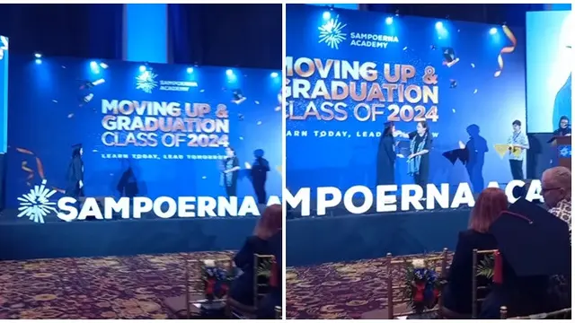 6 Momen Wisuda SMP Richelle Skornicki Adik Sandrinna, Didampingi Ibunda