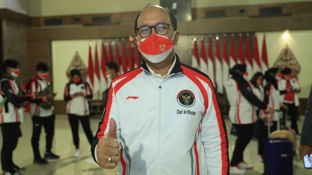 Chef de Mission (CdM) Kontingen Indonesia, Rosan P Roeslani.