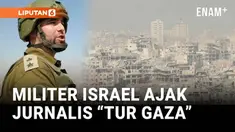 Sejumlah jurnalis internasional pada Rabu dibawa oleh militer Israel dalam tur media terbatas ke sebagian wilayah Gaza.