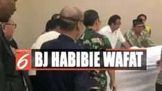 Diagnosis tim dokter kepresidenan, Habibie mengalami sesak imbas cairan berlebih di paru, gagal ginjal, dan berhentinya respon jantung.