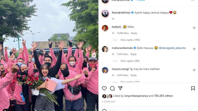 Thariq Halilintar beri kejuta Fuji di hari Valentine