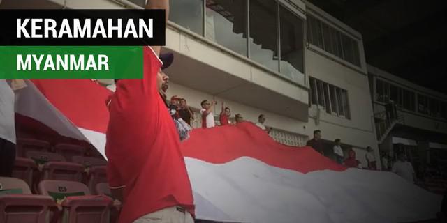VIDEO: Keramahan Myanmar yang Dirasakan Suporter Indonesia di Piala AFF U-18