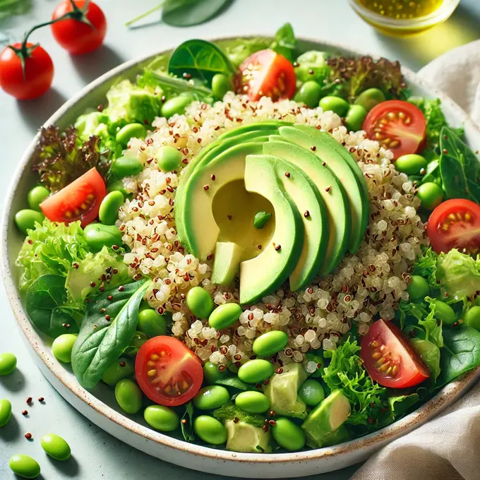 Resep Salad Quinoa dengan Alpukat dan Edamame: Salad Super Sehat dan Mengenyangkan