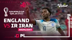 Berita video highlights Piala Dunia 2022, pertandingan Grup B antara Inggris melawan Iran, Senin (21/11/22).
