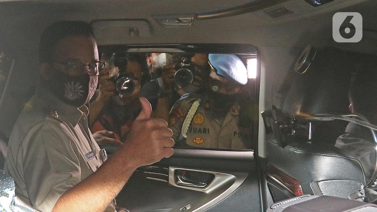 FOTO: Anies Baswedan Penuhi Undangan Klarifikasi Polda Metro Jaya