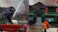 Kebakaran Hanguskan MTs NU di Pesisir Barat Lampung