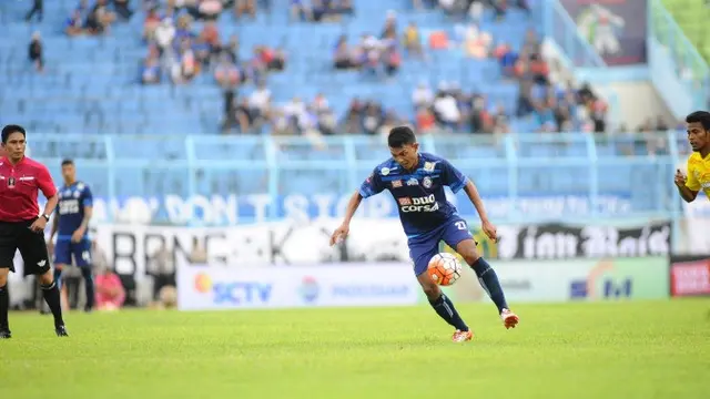 Dedik Setiawan pemain muda Arema 