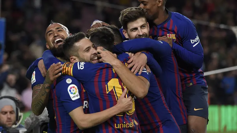 Tujuh Gol Tercipta kontra Sevilla, Barcelona Lolos ke Semifinal Copa Del Rey