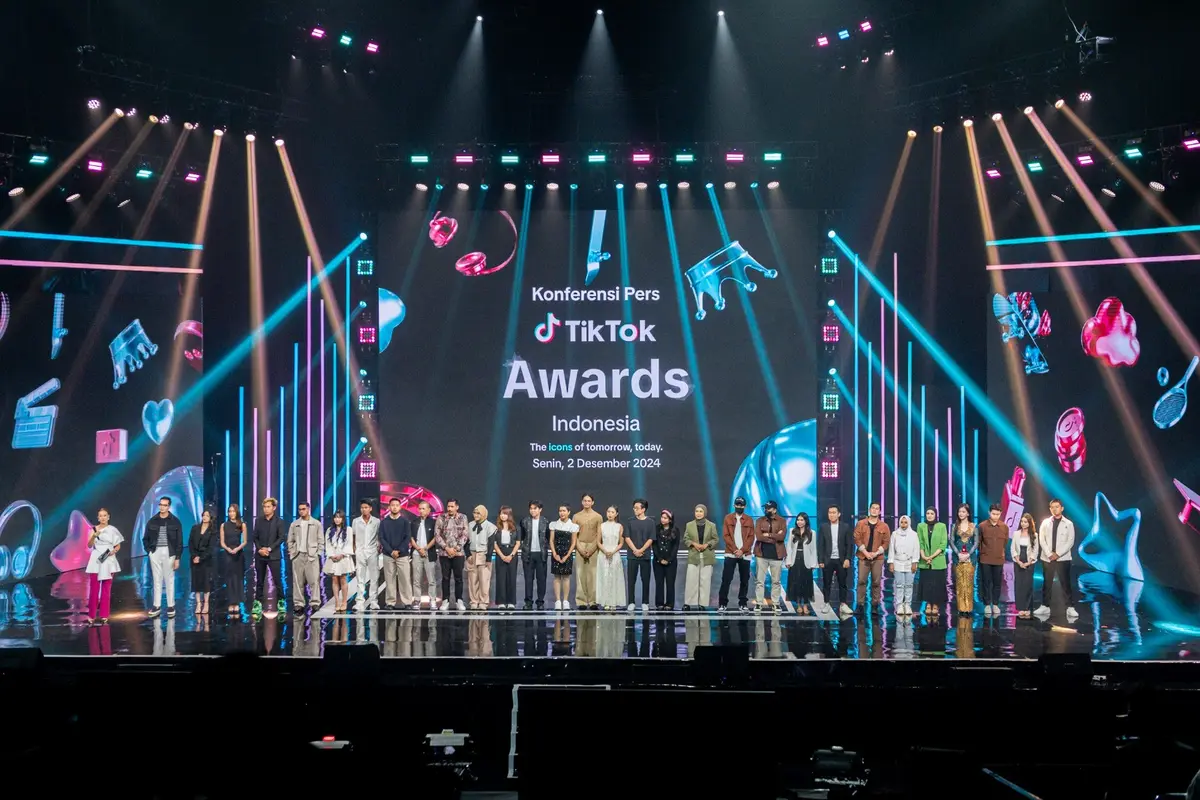 Konferensi Pers TikTok Awards Indonesia 2024 di Studio RCTI (Dok/TikTok)