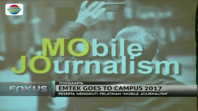 EGTC 2017 Gelar Latihan Mobile Journalism Bagi Mahasiswa Yogyakarta