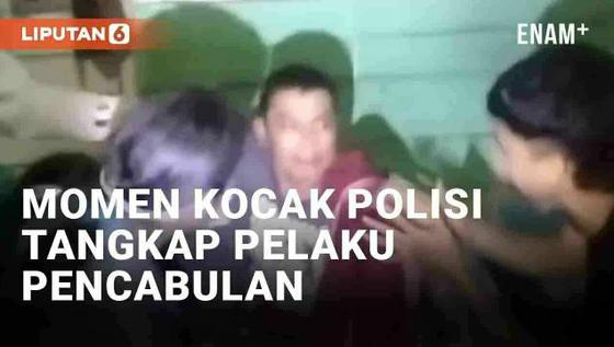 VIDEO: Ngakak! Polisi Nyanyikan Selamat Ulang Tahun Saat Tangkap Pelaku Pencabulan di Padang