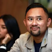 Foto press junket film The Wedding & Bebek Betutu (Deki Prayoga/bintang.com)