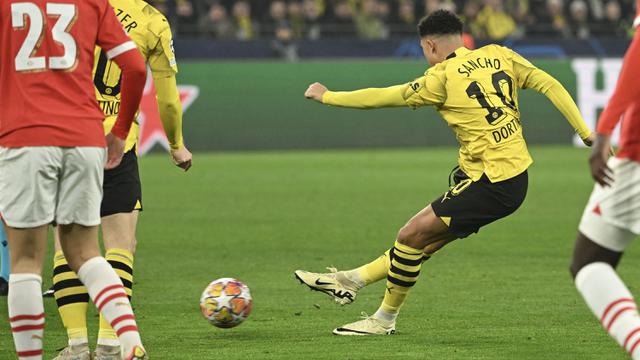 Foto: Makin Cemerlang usai Tinggalkan MU, Jadon Sancho Bantu Dortmund Lolos ke Perempat Final Liga Champions