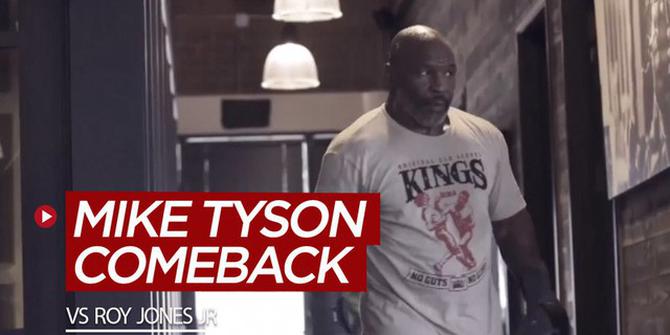 VIDEO: Ini yang Dinanti Pecinta Tinju, Mike Tyson Kembali Berlaga dan Hadapi Roy Jones Jr