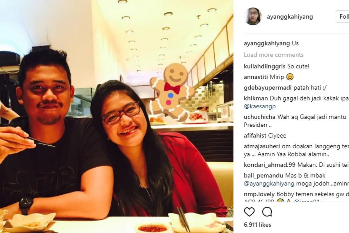Ini Potret Romantisme Kahiyang Ayu dan Bobby Nasution