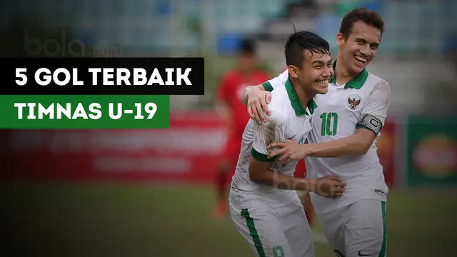Timnas Indonesia U-19 banyak menciptakan gol indah pada ajang Piala AFF U-18 di Myanmar.