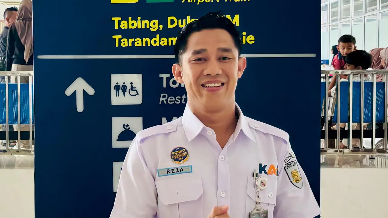 Kepala Humas KAI Divre II Sumbar, Reza Shahab.