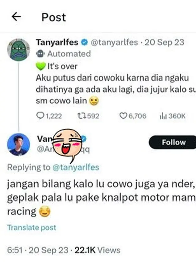 6 Balasan Cuitan Netizen Terbawa Emosi Ini Kocak Sekaligus Bikin Elus Dada