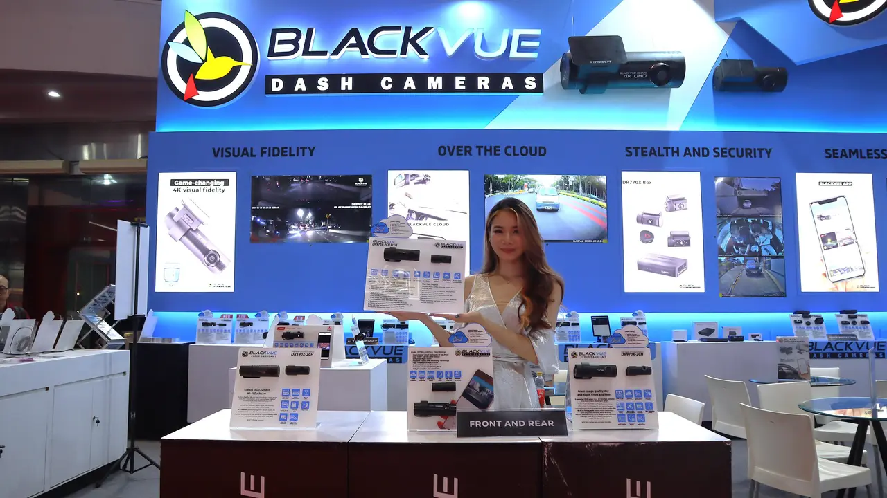 Booth BlackVue di GIIAS 2025, ICE BSD (BlackVue)