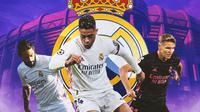 Real Madrid - Isco, Mariano Diaz, Martin Odegaard (Bola.com/Adreanus Titus)