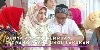 Pasha Ungu dan Adelia Wilhelmina sangat bahagia memiliki anak perempuan. 