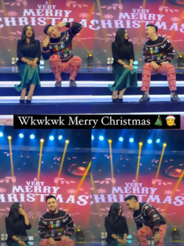 Punya Kekasih Anak Pendeta, Ini 6 Salmafina dan Greivance Lumoindong Rayakan Natal Bareng