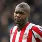 Sunderland&#039;s French player Djibril Cisse during the Premier League match between West Bromwich Albion and Sunderland at The Hawthorns in Birmingham on April 25, 2009. AFP PHOTO/IAN KINGTON