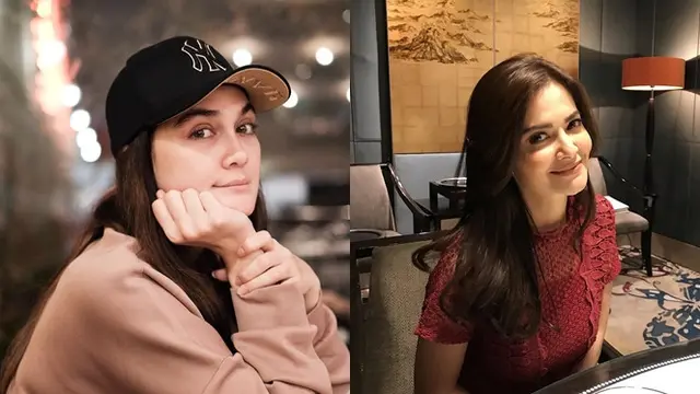 Beda Gaya OOTD Luna Maya dan Cut Tari