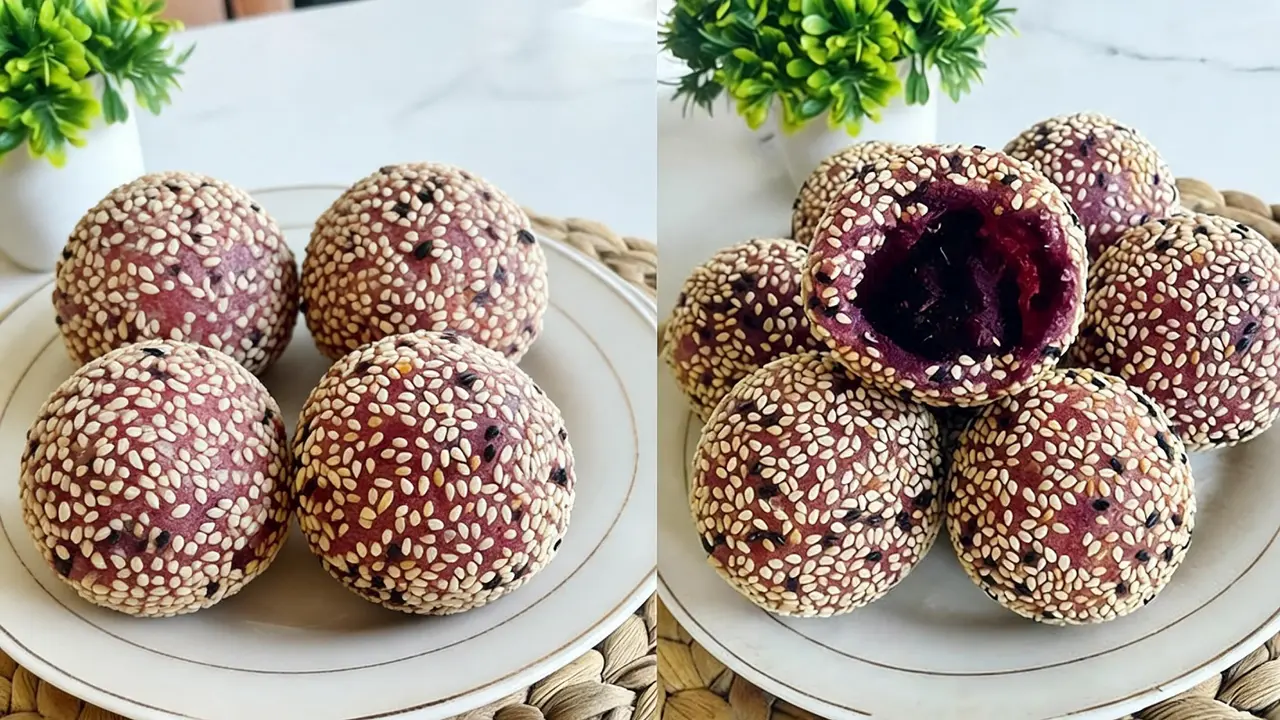Resep Onde-Onde Ubi Ungu