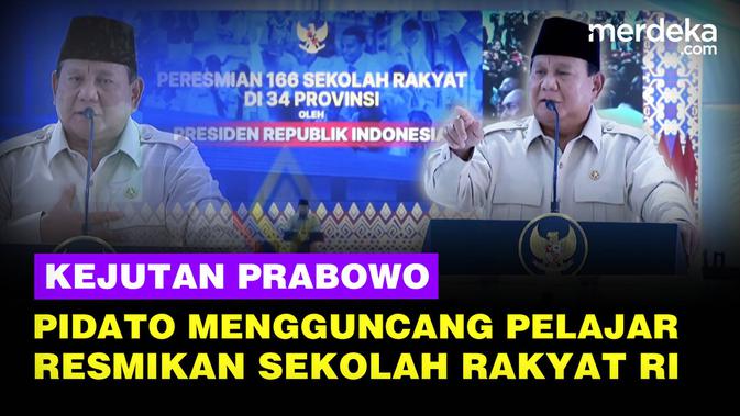 [FULL] Mengguncang Prabowo Pidato Depan Pelajar saat Resmikan 166 Sekolah Rakyat se-Indonesia