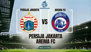 Link Live Streaming BRI Super League: Persija Jakarta Vs Arema FC