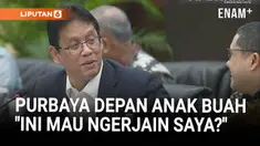 Menteri Keuangan Purbaya Yudhi Sadewa menggelar konferensi pers terkait kabar terkini APBN, Kamis (20/11). Sebelum konferensi pers digelar, Menkeu Purbaya melihat beberapa lembar poin yang harus dibacakan.