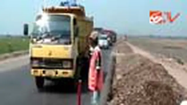 Jalur Mudik di Pemalang Masih Rusak