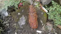 Mortir peninggalan Belanda ditemukan di Cianjur (Bima Firmansyah/Liputan6.com)