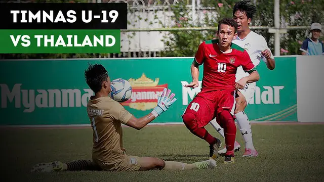 VIDEO: Highlights Piala AFF U-18, Timnas Indonesia U-19 Vs Thailand 0-0 (Pen. 2-3)