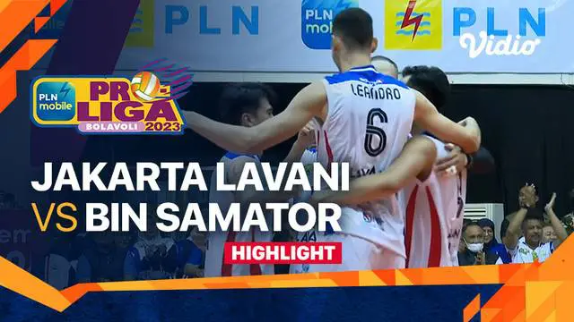 Berita video highlights pertandingan antara Jakarta Lavani Allo Bank melawan Surabaya BIN Samator dalam lanjutan PLN Mobile Proliga 2023 putaran II pekan kedua, Kamis (9/2/2023).
