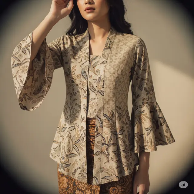 Model Batik Wanita Vintage