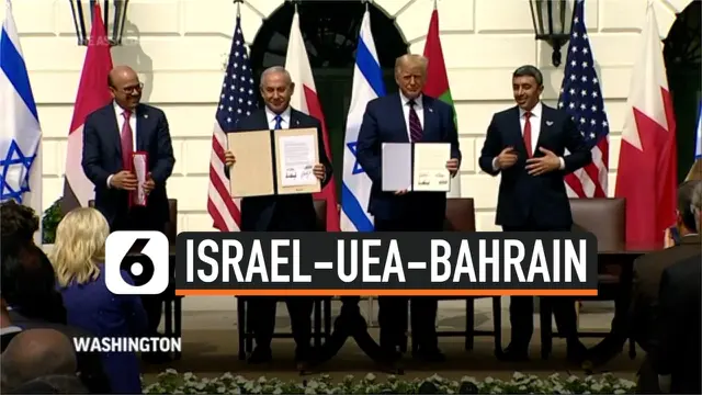 VIDEO: Catat Sejarah, Israel-UEA-Bahrain Resmi Berdamai