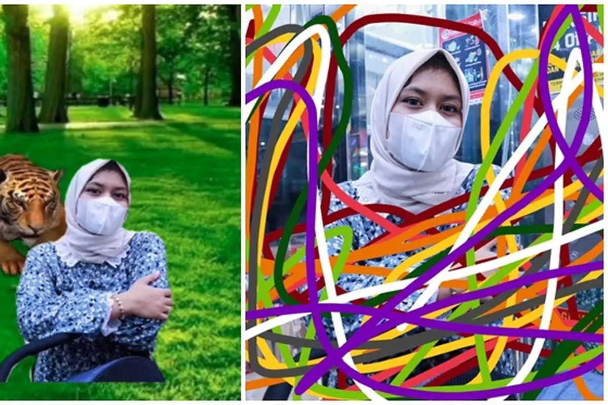 Wanita Ini Minta Fotonya Diedit Agar Lebih Meriah, 6 Hasilnya Jadi Kocak
