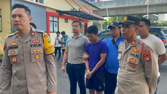 Penangkapan pelaku pembunuhan wanita hamil di ruko, Kelapa Gading, Jakarta Utara.