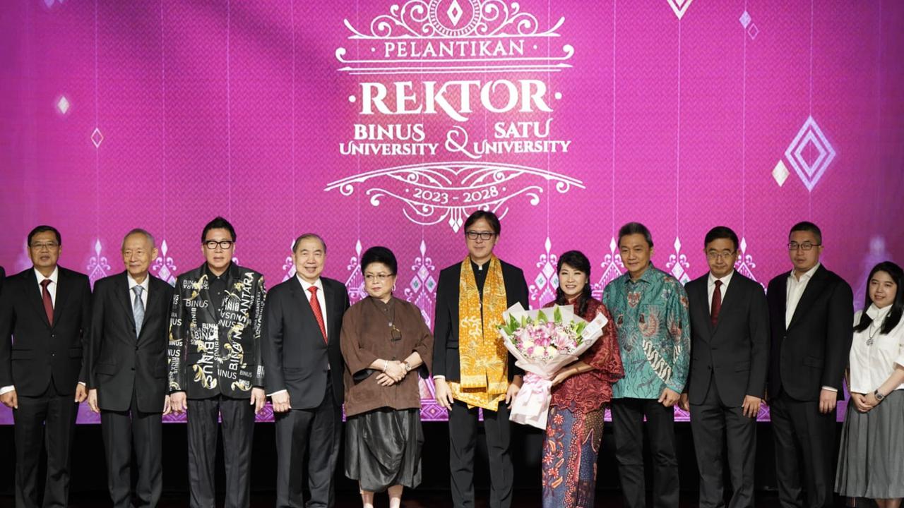 Pelantikan Rektor baru BINUS UNIVERSITY dan SATU University