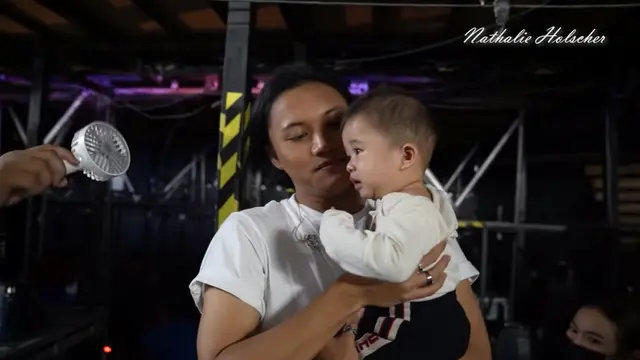 [Fimela] Rizky Febian dan Baby Adzam